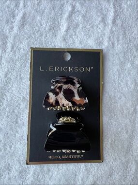 L. Erickson Hair Clips Jaw - 2 Pak